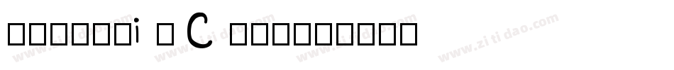 MOSuuji H C BAn字体转换